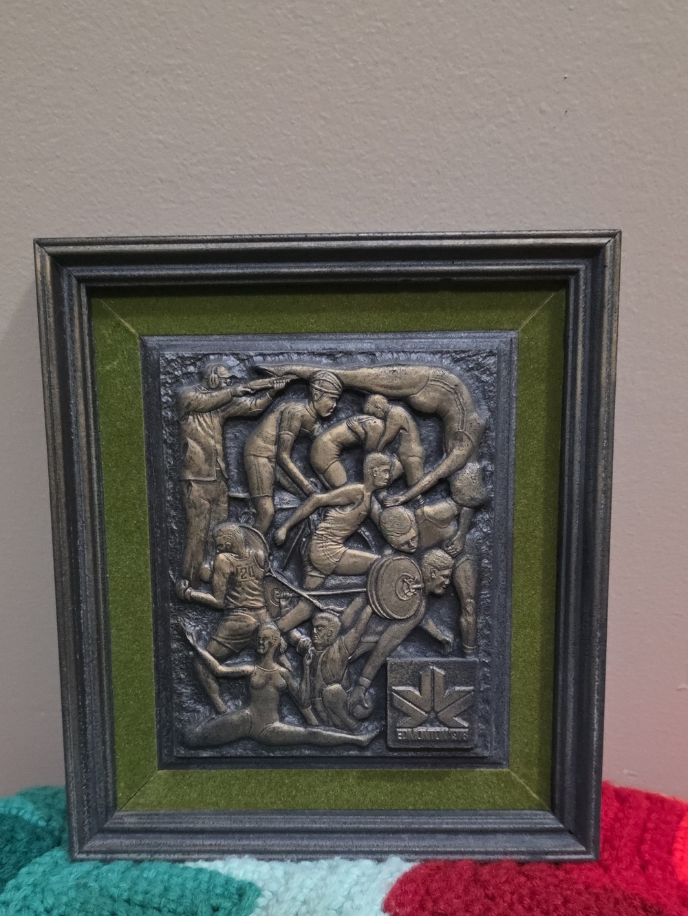 Vintage 1978 Edmonton XI Commonwealth Games Official Commemorative Plaque